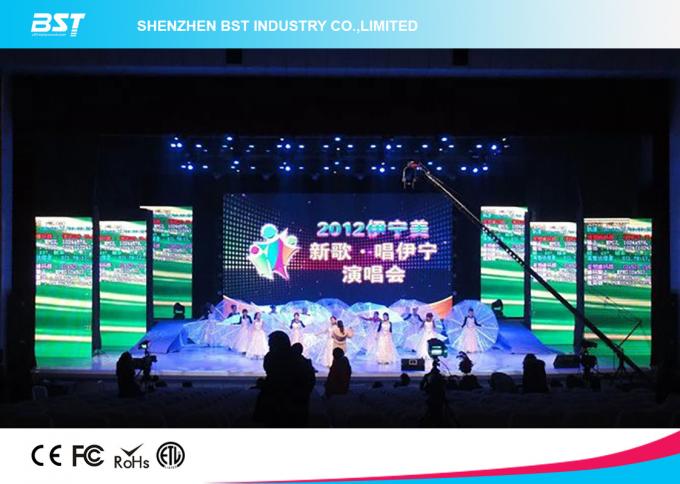 Ultral Thin Rental Led Display Screen Pixel Pitch 4mm Indoor Led Display Billboard 3