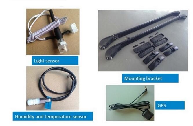 RGB Video Taxi Top Led Display Advertising Light Box With 4g / Wifi Control 4