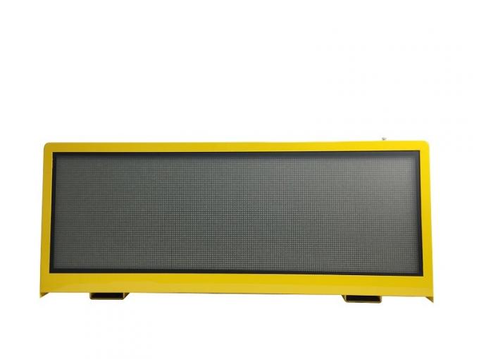 RGB Video Taxi Top Led Display Advertising Light Box With 4g / Wifi Control 1