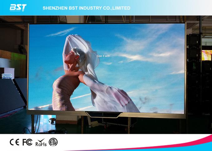 Large Indoor Advertising Led Display / High Definition full color led screen 6