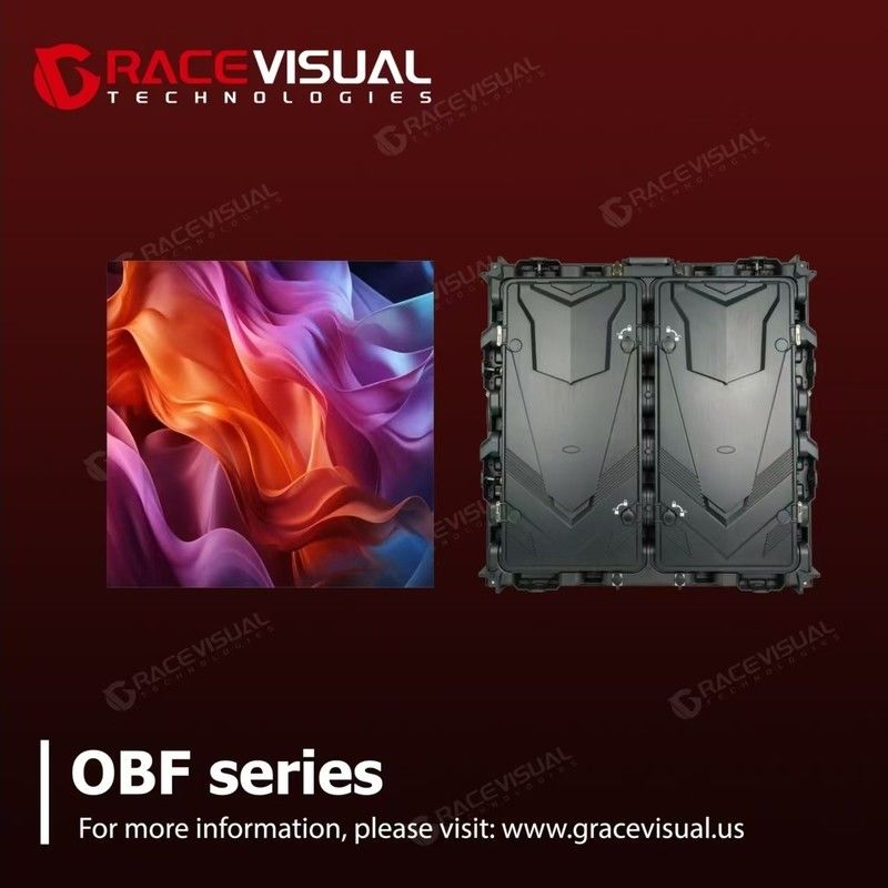 OBF Series Outdoor LED Display – Rear Service, Die-Casting Aluminum, IP65 Protection & 960×960mm Panel for Superior Performance 0