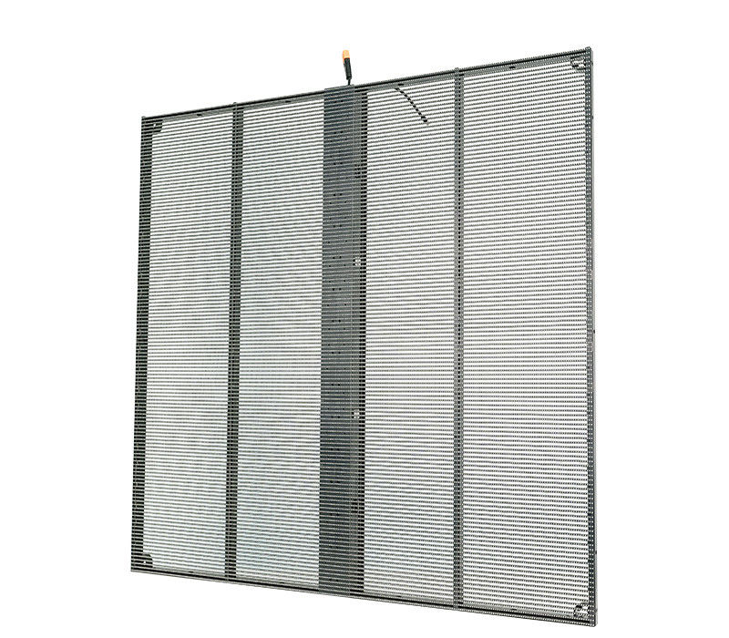 Indoor Fixed Installation 1000x1000mm Transparent LED Screen With Aluminum Frame And High Refresh Rate 3840hz 2