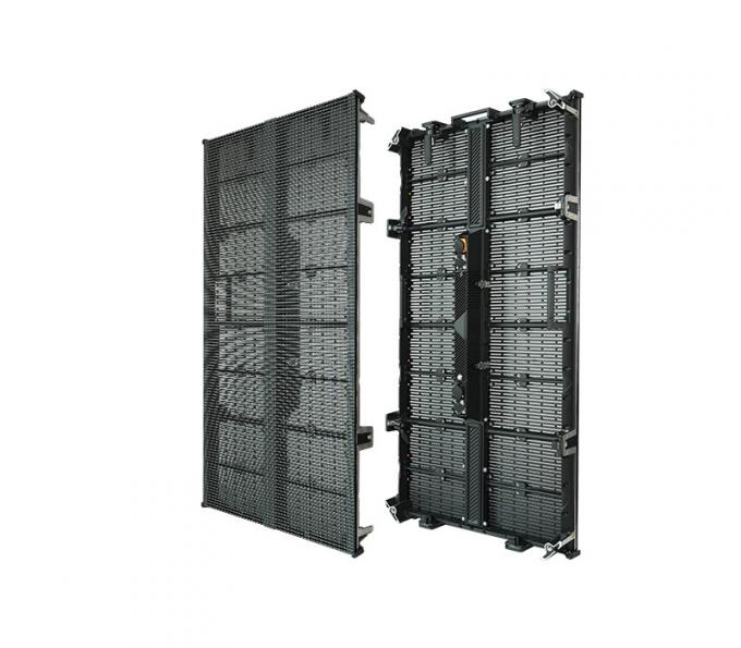 5000nits Brightness Transparent LED Display P3.9-7.8mm 500x1000mm 7680Hz for Events Interactive Displays Outdoor Advertising 3