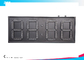 Custom 7 Segment White Led Digital Clock With Temperature Display