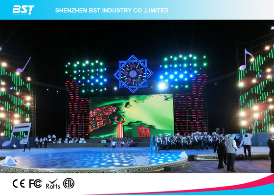 High Definition P15.625 Transparent LED Screen , Mobile Media Stage LED Display