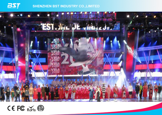 High Definition P15.625 Transparent LED Screen , Mobile Media Stage LED Display