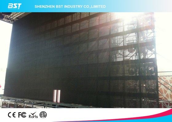 Automatic Brightness Adjustment for Energy Saving Transparent LED Screen
