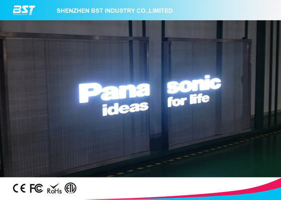 Windproof outdoor Rental Transparent LED Screen Pixel Pitch 10mm Led Display