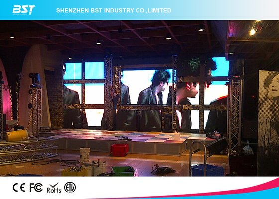 High Resolution P16 Folding Led Screen / Led Video Curtain Rental