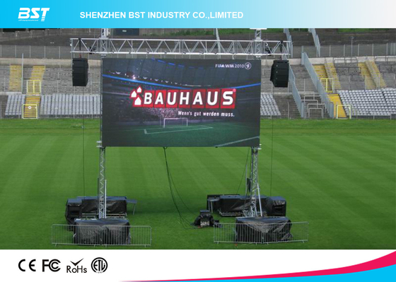 Outdoor HD Rental Led Screen Pixel Pitch 6.66mm With 140 Degree Viewing Angle