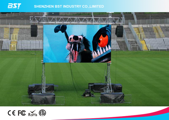 Outdoor HD Rental Led Screen Pixel Pitch 6.66mm With 140 Degree Viewing Angle