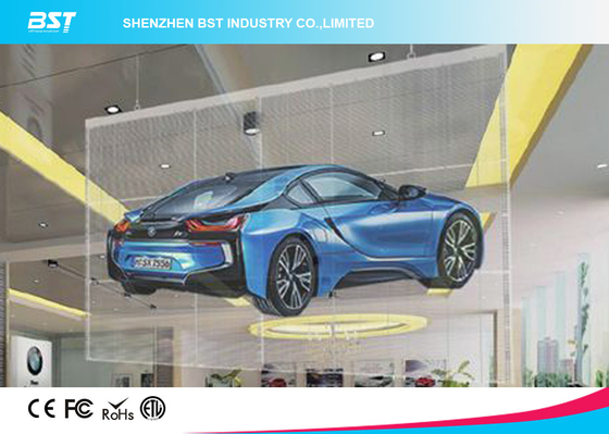 Perfect Advertising Solution for Shop Windows Transparent Led Screen Video Display