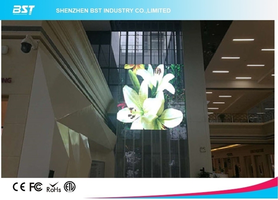 Light Weight LED Transparent Mesh Screen P10 Full Color Display For Fast Installation