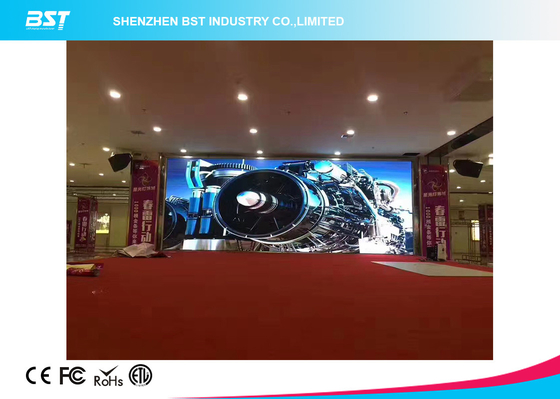 IP43 Indoor P4 SMD2121 Rental LED Display Screen Slim Cabinet AC 110V~220V