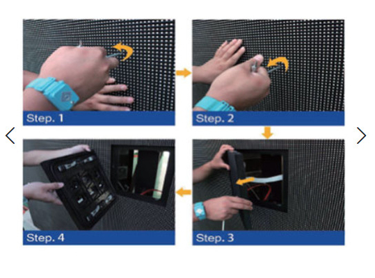 Wall-Mounting Installation Fully Front Service Outdoor LED Display Brightness ≥6500 nits Avg. Power Consumption 360w/m2