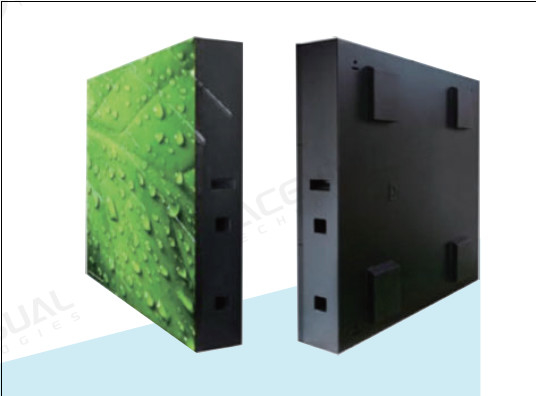 Outdoor Wall Mounted Advertising LED Display Brightness Adjustable For Day And Night