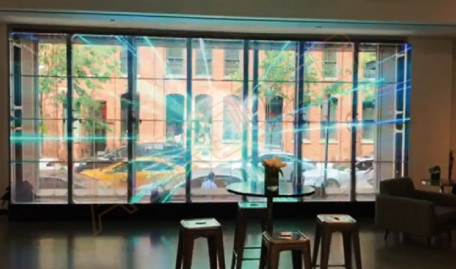 Transparent led display for indoor fixed installation Customizable