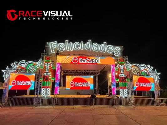 P2.9 outdoor rental LED display ORA 7680hz 500X1000mm for Sports Events