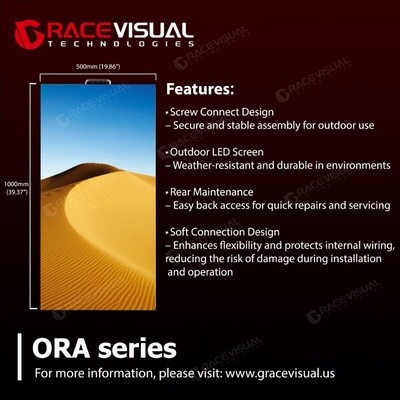 7680Hz Ultra-High Refresh Rate Rental LED Panel for ORA Series – Available in 500×1000mm & 500×500mm