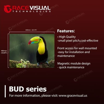 Indoor Wall-Mounted 2.5mm Pixel Pitch LED Display