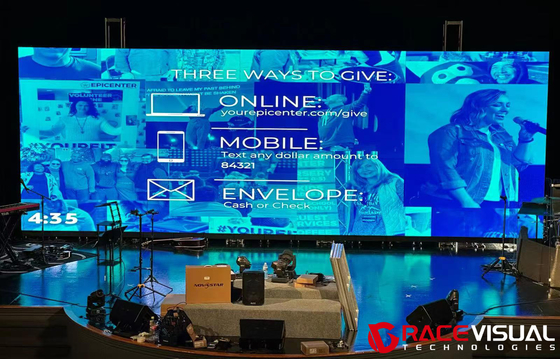 Professional Rental LED Video Wall With Front Service - IRB Series for Stages, Concerts & Events 500*500MM & 50*100MM