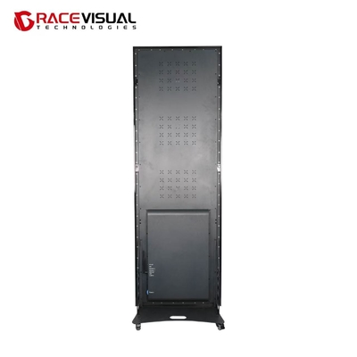 3840hz High Refresh Rate Light Weight Indoor Full Color LED Poster Screen 48kg/piece With Wheels Totem