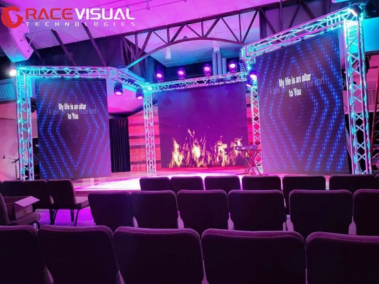7680HZ 500x500mm IRA Series Indoor Rental LED Display with Module Resolution 64x64px and IP Rating IP40/IP21