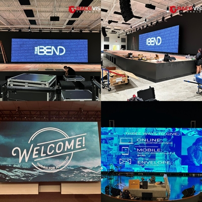 IRA Series Indoor Rental Screen 500*1000/500*500mm With 7680HZ High Refresh Rate For Indoor Events