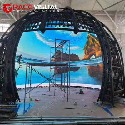 Curved LED Panels Stackable Flexible 90° Corners -30°C-60°C Operating Range 20-Layer Stacking Front/Rear Serviceability