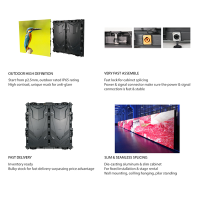 OBR Series Advertising LED Display Die-casting Aluminum Panel 3820hz 5000nits Brightness for Outdoor Signage and Billboards