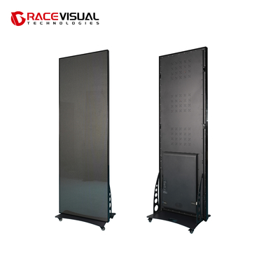 IP Series P2.5 640×1920mm Indoor LED Poster Display A Versatile Display Solution with 16bit Gray Scale and Mobile Wheel Base