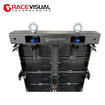 TSR Series P3.9-7.8 Transparent Rental LED Display, die casting panel design, lightweight