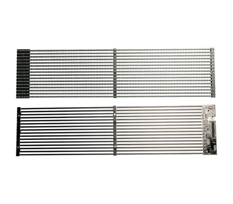 TSF Series, Transparent led display for indoor fixed, ultra thin panel design, lightweight