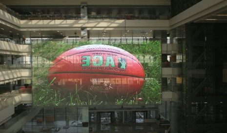 Customizable Transparent LED Strip Mesh Display – Ideal for Fixed Indoor & Outdoor Applications