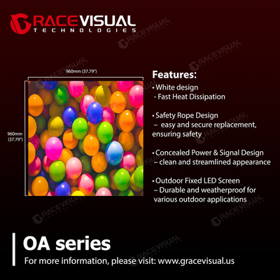 OA Series P5.7 Outdoor LED Billboard – High-Brightness Display with IP66 & Energy Saving Design