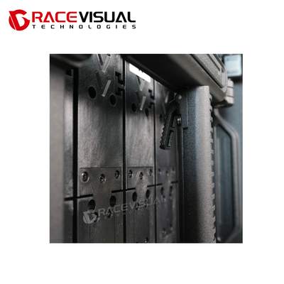 Certified Safe LED Screens Multi-Angle Curved Display Solution with Die-casting Aluminum Panel Material and 16bit Gray Scale