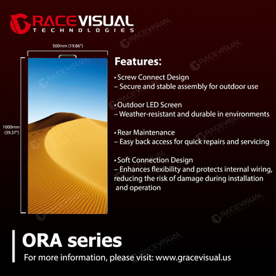 ORA Series Rental LED Display Screw-Fixed Built to Perform in Any Weather and Brightness 4500nits