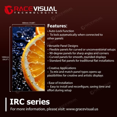 High-End Indoor LED Display | IRC Series – 3rd Gen Upgrade with A8s Plus, Ultra-Slim, Energy-Efficient, Versatile Installation & Stunning Visuals