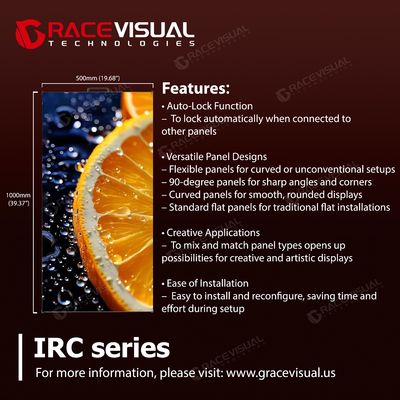 IRC Series Indoor Rental LED Display – Ultra-High Refresh Rate, Versatile Flexibility & Energy Efficiency for Indoor Commercial Events
