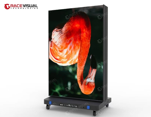 Indoor Foldable Led Poster Screen Led Digital Display For Banner Portable Led Video Wall For Store