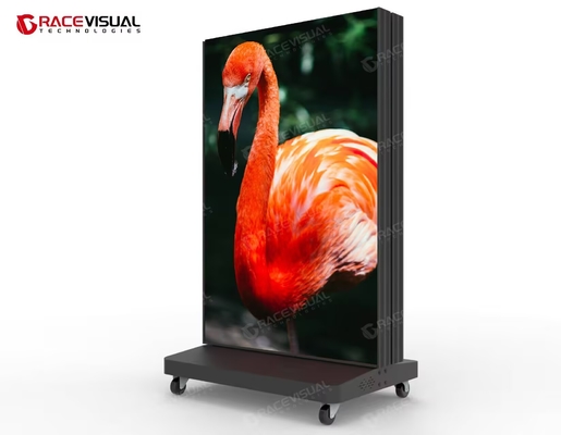 Indoor Foldable Led Poster Screen Led Digital Display For Banner Portable Led Video Wall For Store