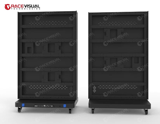 Small Size Indoor Floor-standing Foldable LED Display Poster Screen, Easy Storage, Convenient Transportation