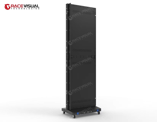 Small Size Indoor Floor-standing Foldable LED Display Poster Screen, Easy Storage, Convenient Transportation