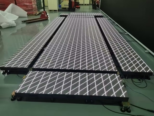 DF Series LED Floor Tiles Capacity Immersive Display 2.5mm-4.8mm Pixel Pitch 3840Hz Refresh Rate 44kg/m2 Perfect for Indoor
