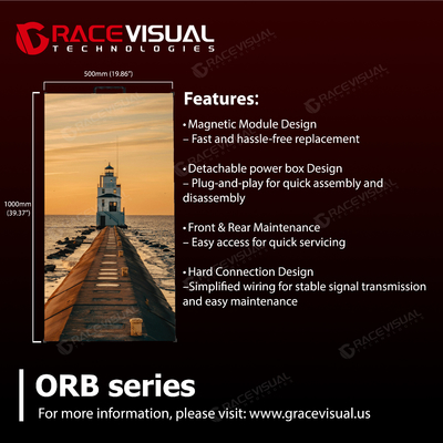 Modular LED Display for Events – Fast Maintenance | Impact Protection | Multiple Pixel Options