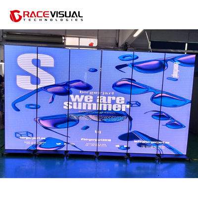 Grace Visual IP Series P1.86 and P2.5 Indoor LED Poster Display-640x1920mm size cabinet with 7680hz refresh rate and 600nits brightness, in stock in Europe and America
