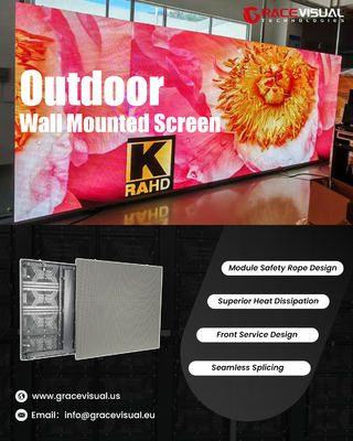 OE Series 5000nits Outdoor LED Display IP65 Front Service 23.5kg