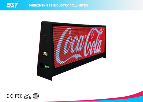 buy Two Sided Super Slim Taxi Led Display With 5mm Pixel Pitch And Aluminum Shell online manufacturer