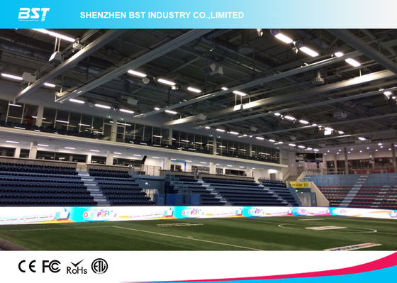 buy P16 SMD 3535 Full Color Stadium Perimeter LED Display Advertising Hoarding Rents online manufacturer