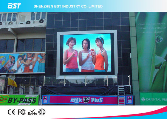 buy Custom Front Service P10 Outdoor Led Display Screen With High Brightness online manufacturer